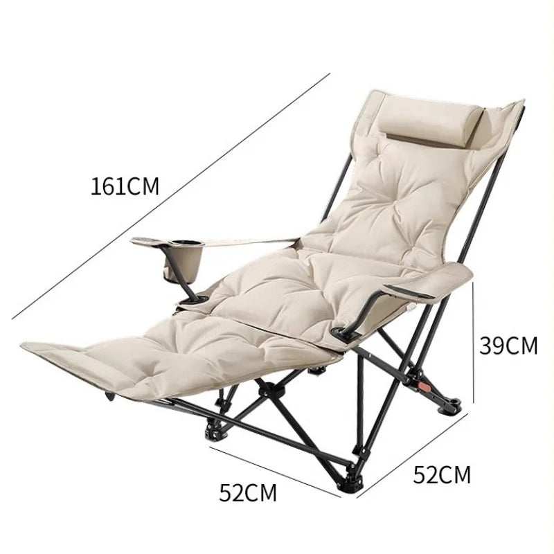 Folding Recliner Portable Camping Chair