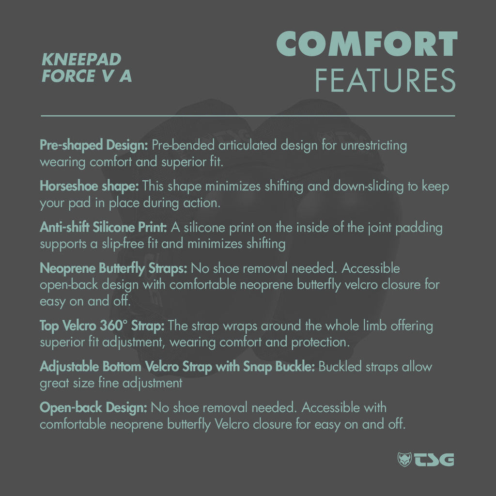 TSG - Kneepad Force V A (Skate Knee Pads)