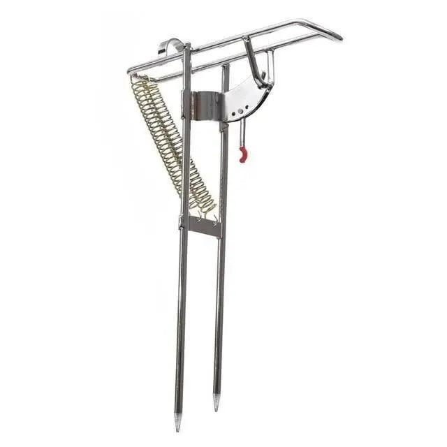 Automatic Stainless Steel Fishing Double Spring Angle Pole Foldable