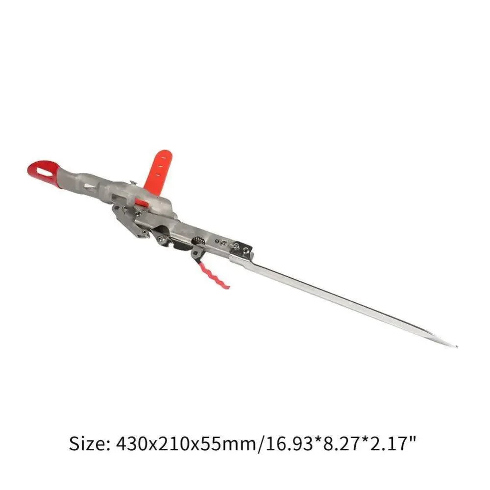 Automatic Stainless Steel Fishing Double Spring Angle Pole Foldable
