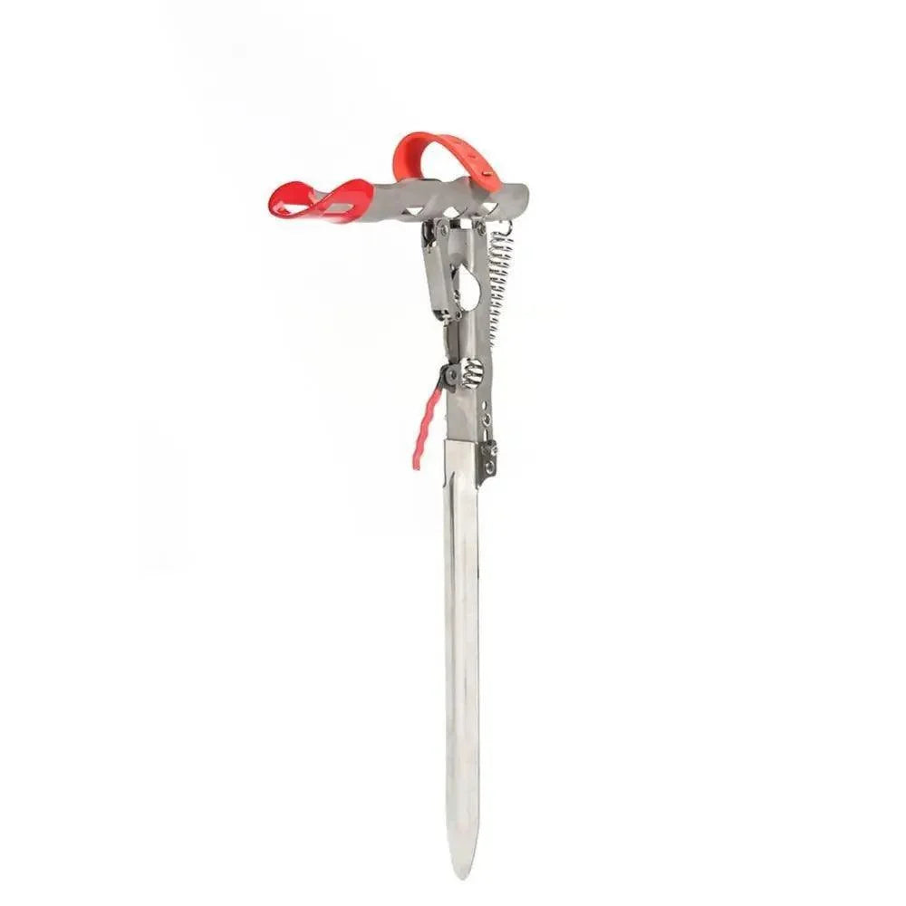 Automatic Stainless Steel Fishing Double Spring Angle Pole Foldable