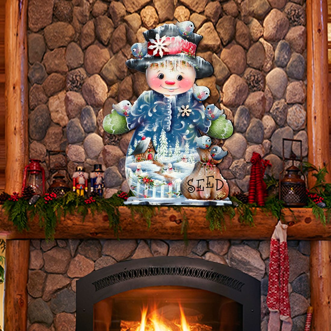 Door Decor - Christmas Santa Snowman Decor