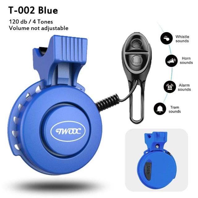 Bike Bell Charging Speaker USB Recharged Mini Electric Bike Horn