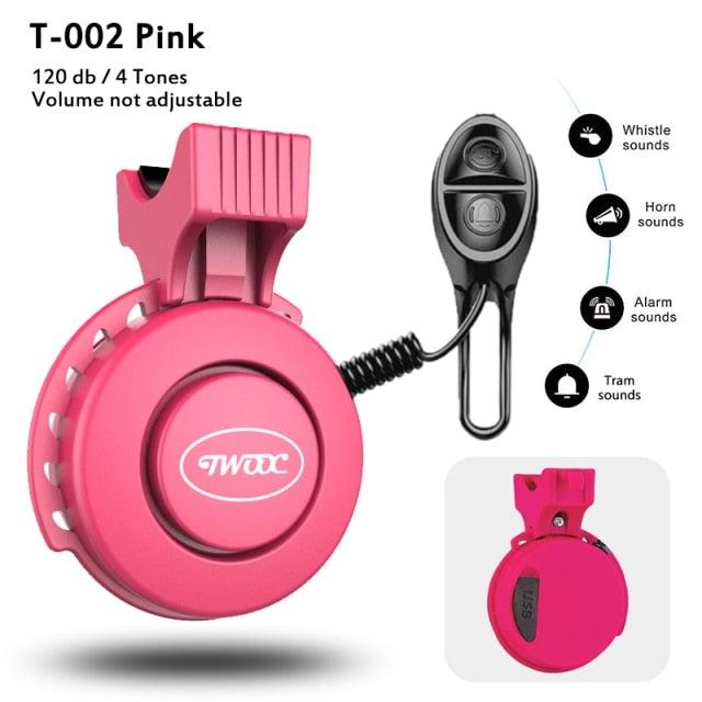 Bike Bell Charging Speaker USB Recharged Mini Electric Bike Horn