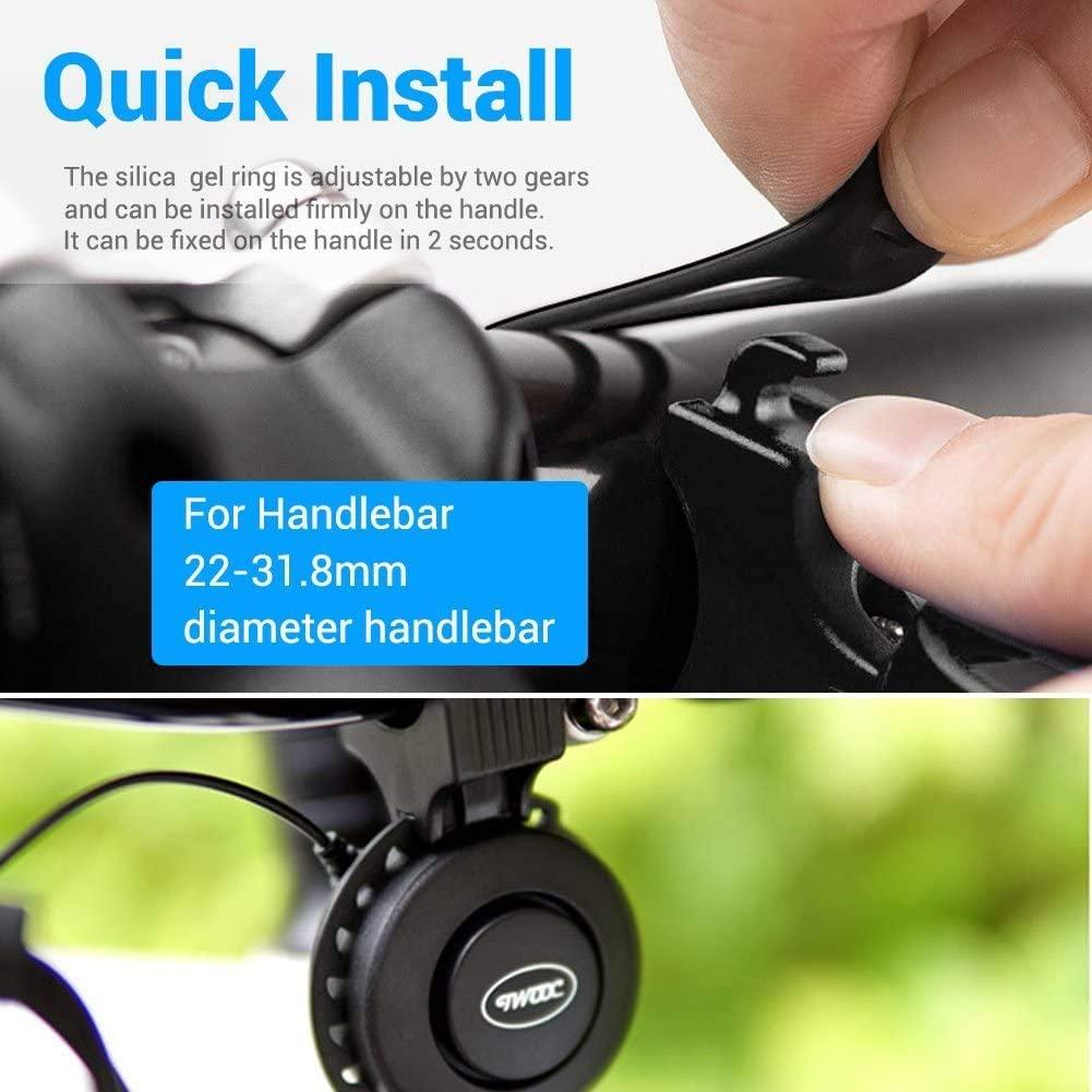 Bike Bell Charging Speaker USB Recharged Mini Electric Bike Horn