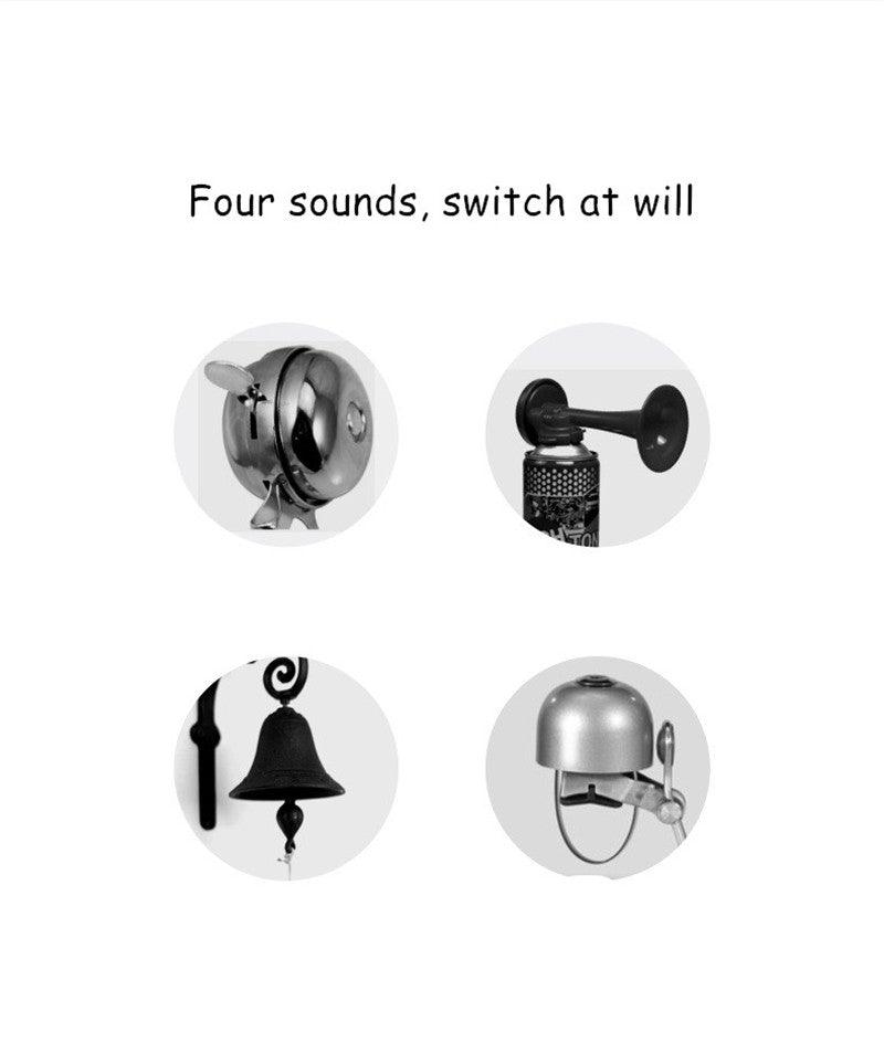Bike Bell Charging Speaker USB Recharged Mini Electric Bike Horn