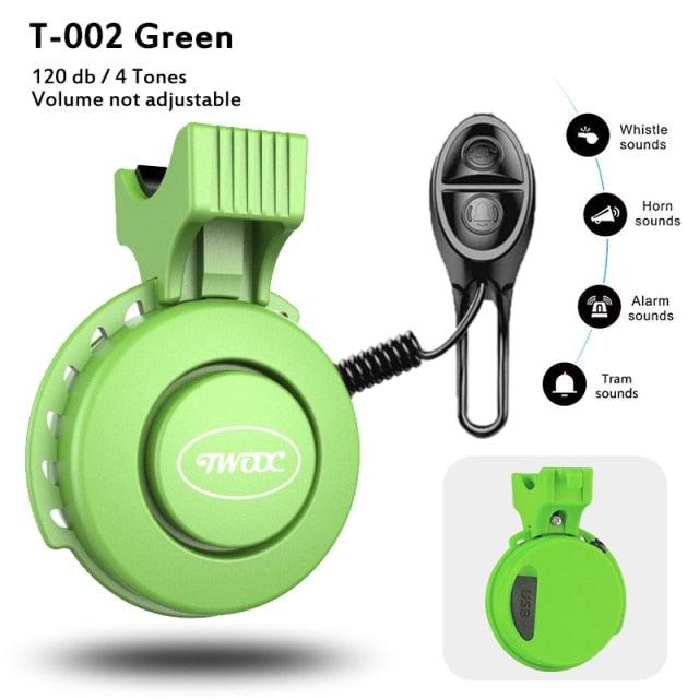 Bike Bell Charging Speaker USB Recharged Mini Electric Bike Horn
