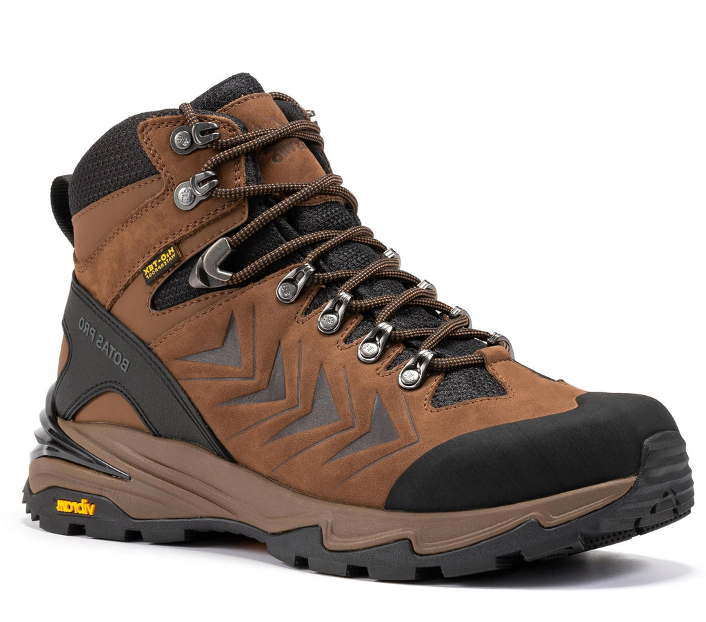 Botas Pro Brown 6 Inch Waterproof Hiking Boots with VIBRAM®