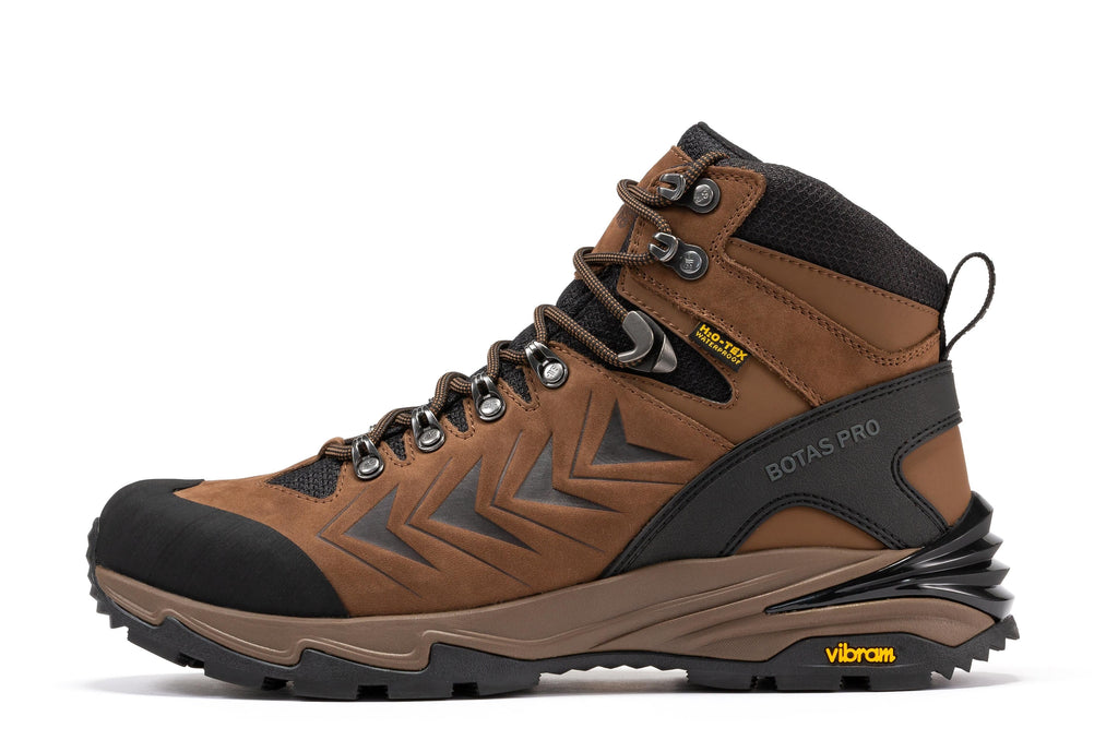 Botas Pro Brown 6 Inch Waterproof Hiking Boots with VIBRAM®