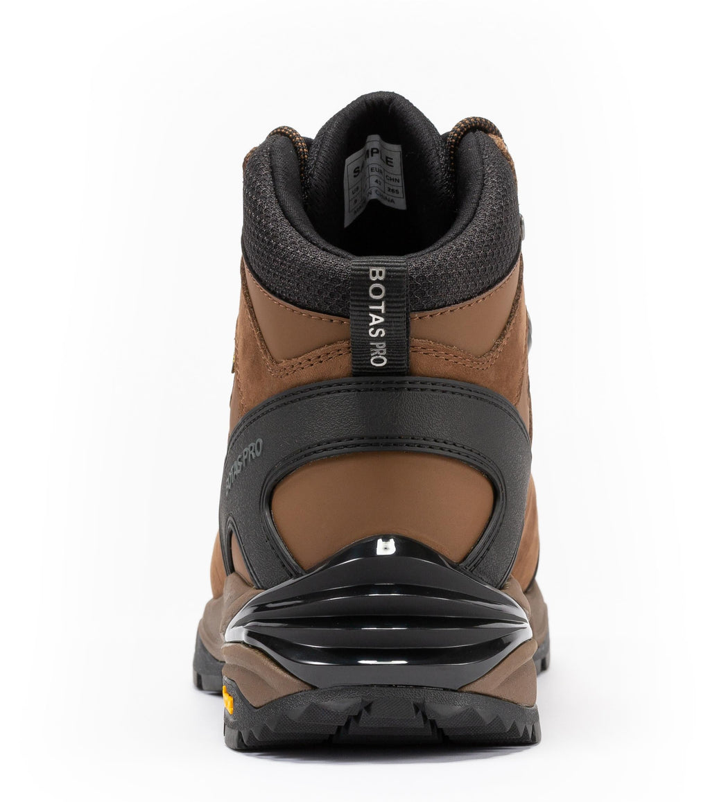 Botas Pro Brown 6 Inch Waterproof Hiking Boots with VIBRAM®