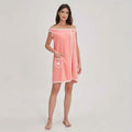 Bowknot Wearable Bath Towel for Adults