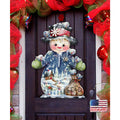 Door Decor - Christmas Santa Snowman Decor