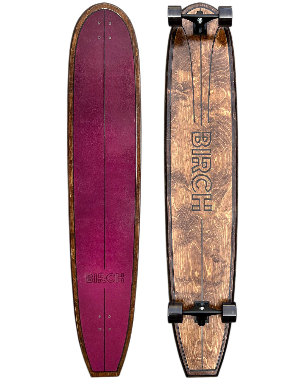 BIRCH 60" LOG Longboard Cruiser Skateboard