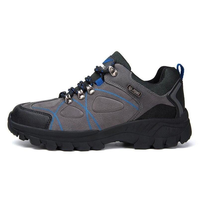 Men's Mountain Climbing Shoes Leather Waterproof Lightweight