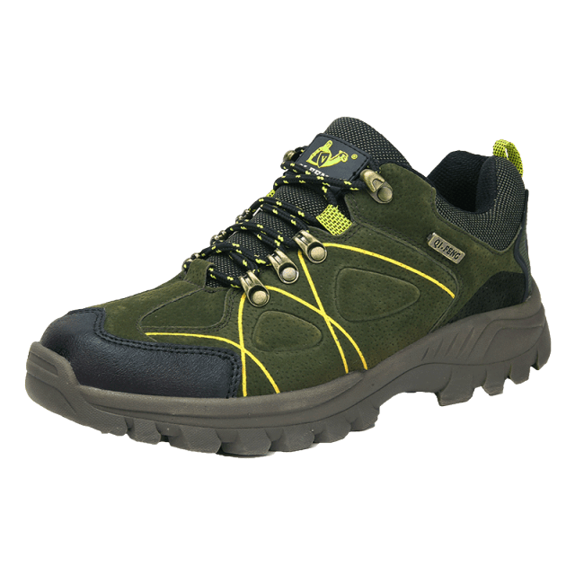 Men's Mountain Climbing Shoes Leather Waterproof Lightweight