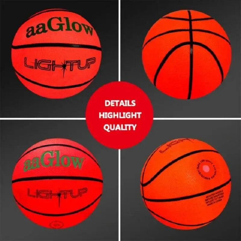 Orange Glowing No. 7 Fluorescent Basketball LED