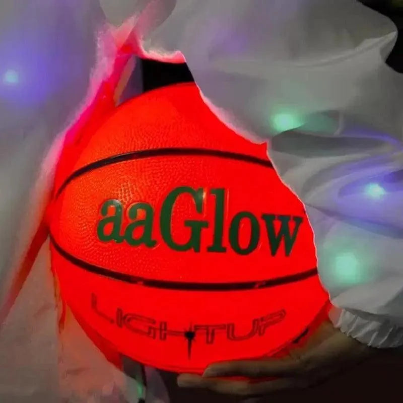 Orange Glowing No. 7 Fluorescent Basketball LED