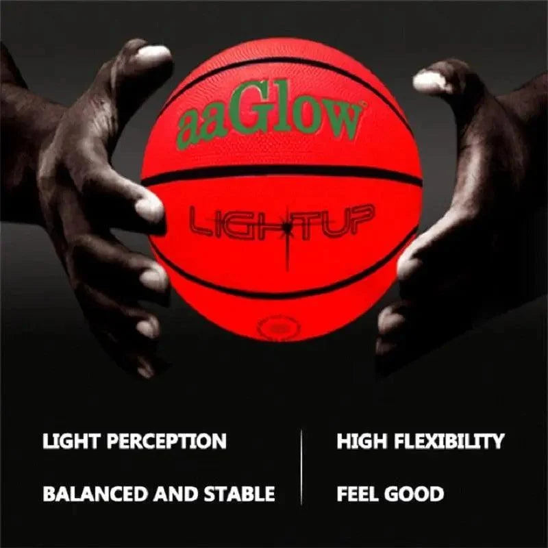 Orange Glowing No. 7 Fluorescent Basketball LED