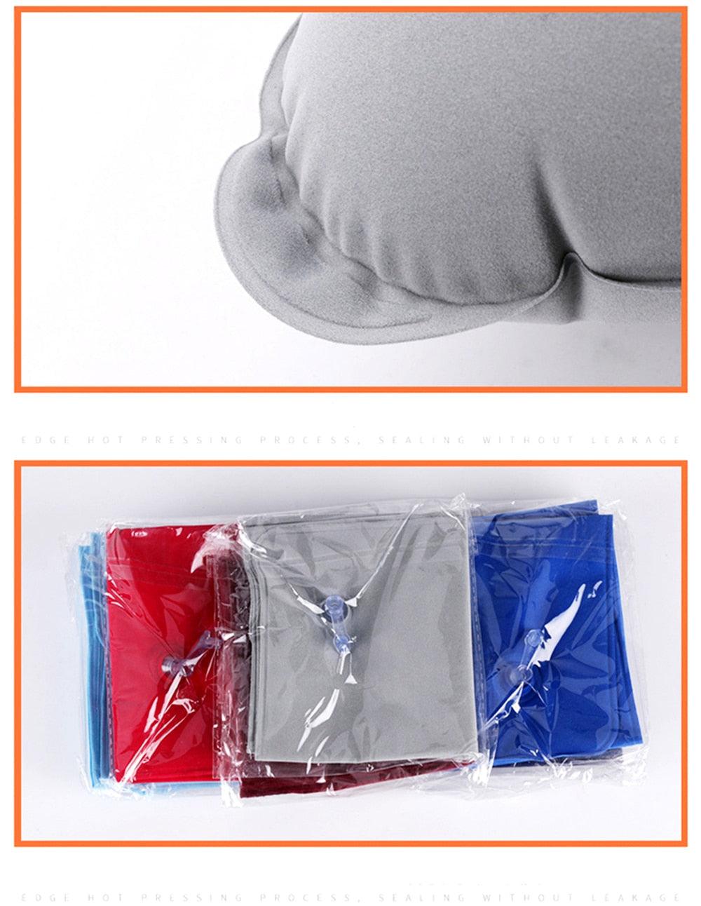 Portable Ultralight Inflatable PVC Nylon Air Pillows Camping for Sleep