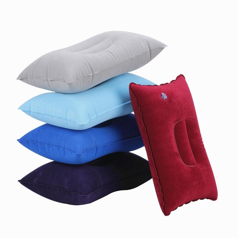 Portable Ultralight Inflatable PVC Nylon Air Pillows Camping for Sleep