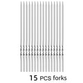Stainless Steel Barbeque Skewer Storage Tube Reusable Grill Sticks