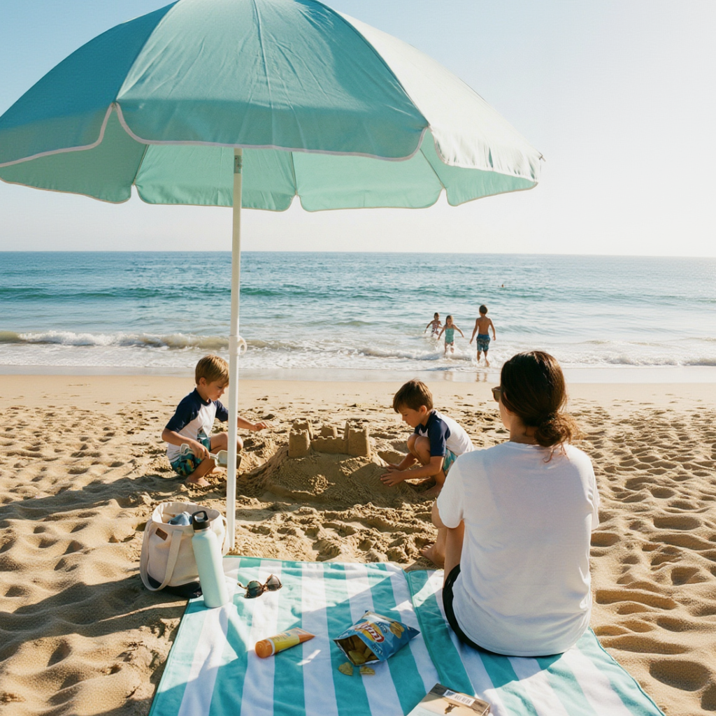Coastline Beach Towel