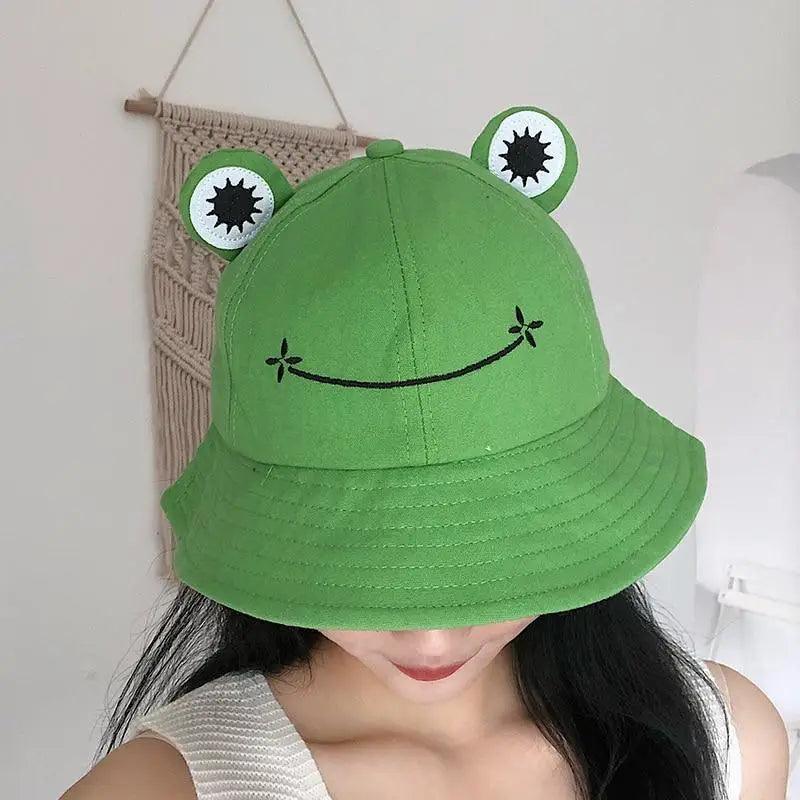 Unique Design Frog Bucket Hat for Women
