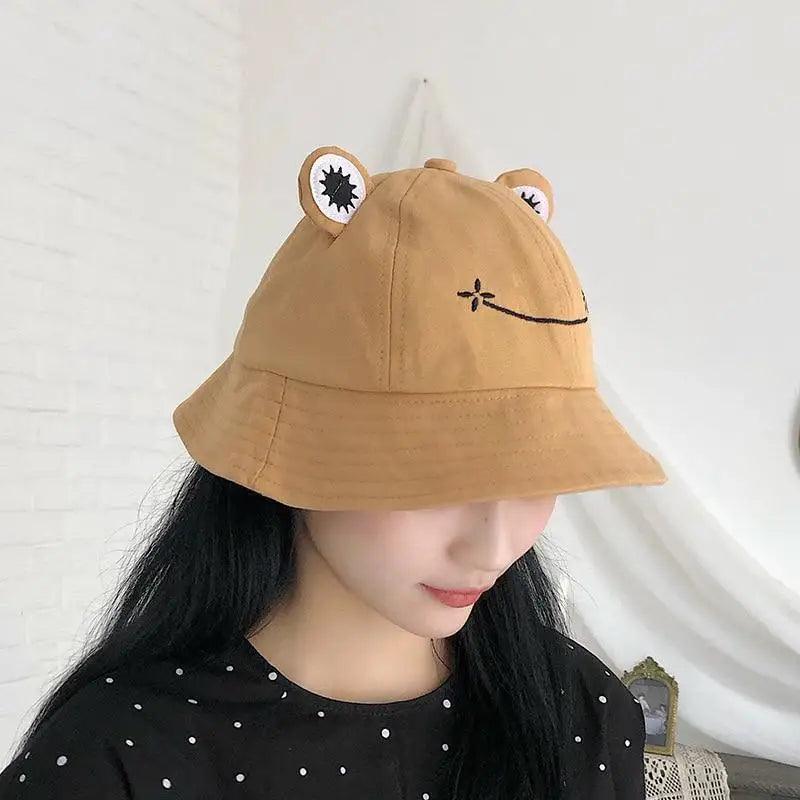 Unique Design Frog Bucket Hat for Women