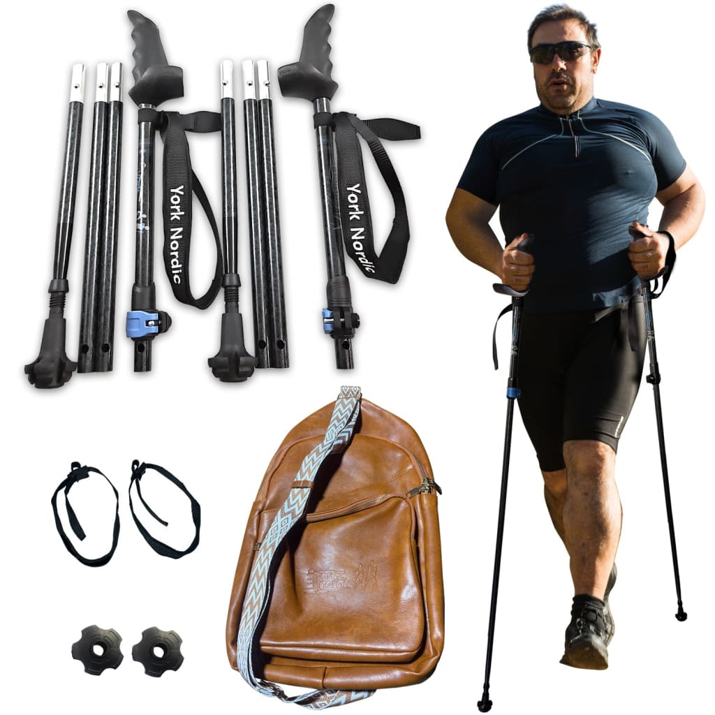 Travel Poles for Balance and Rehab - Heavy Duty Poles with Grips