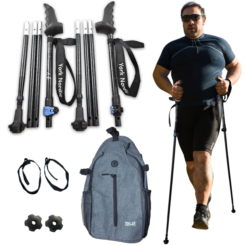 Travel Poles for Balance and Rehab - Heavy Duty Poles with Grips